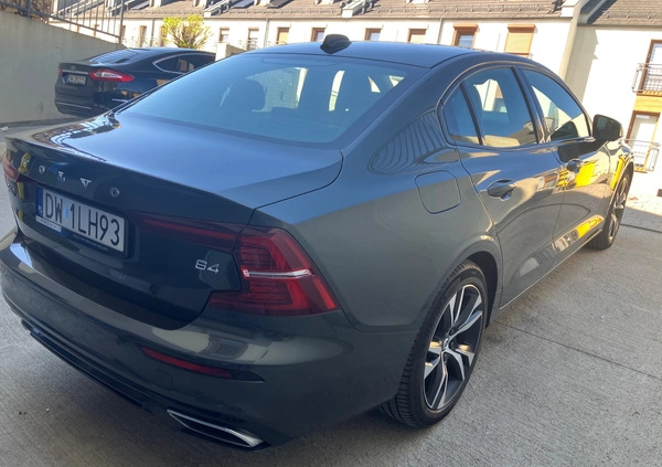 Volvo S60 cena 43050 przebieg: 34000, rok produkcji 2020 z Wrocław małe 37